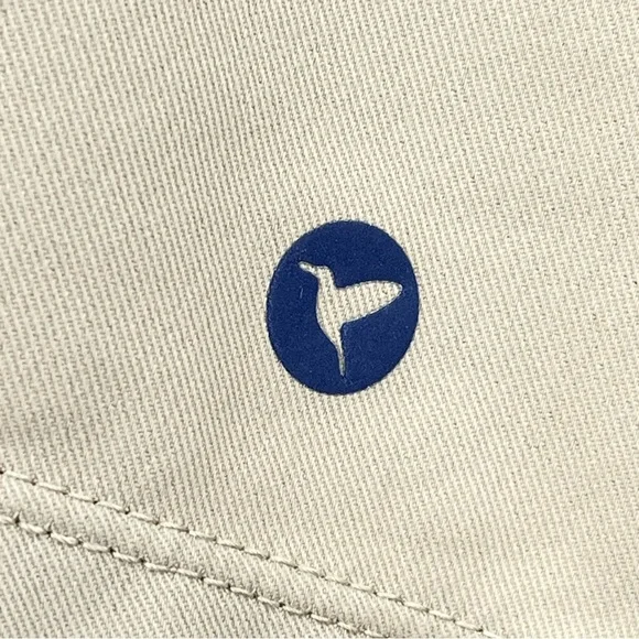 Birddog M Mens Khaki Short With Liner tan 0163 zipper pockets casual athletic - Picture 8 of 10